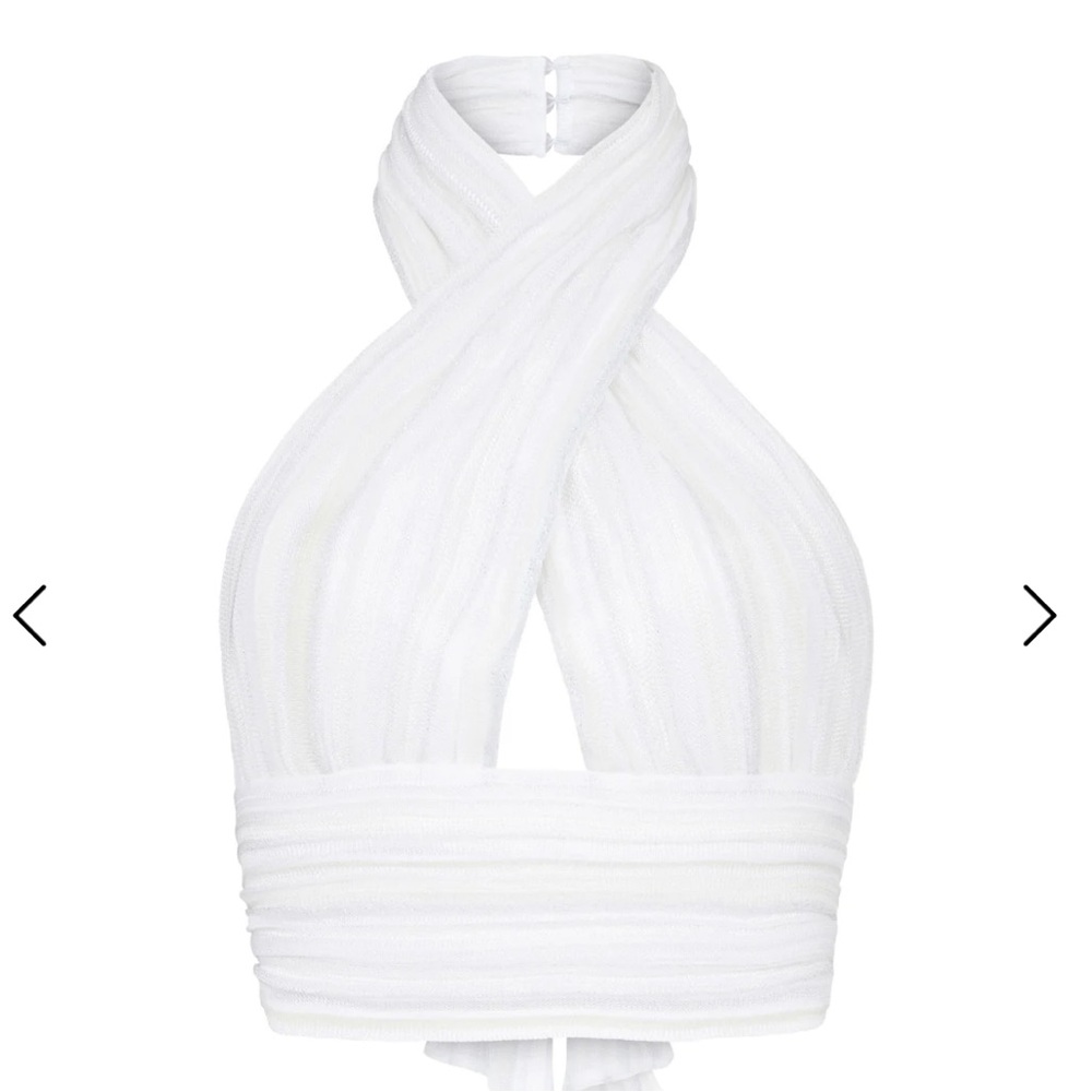 Kukhareva London Isla Halter Top White XS